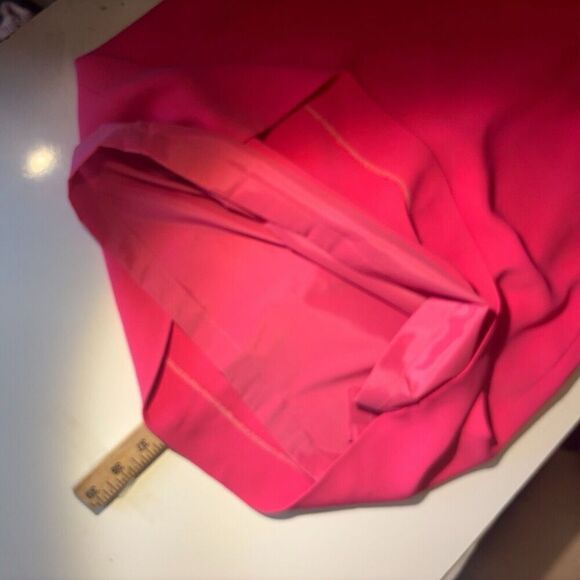 etcetera Short Sleeve V Neck  Tie Closure & Side Zip  dress Size 8 Pink - Picture 7 of 15